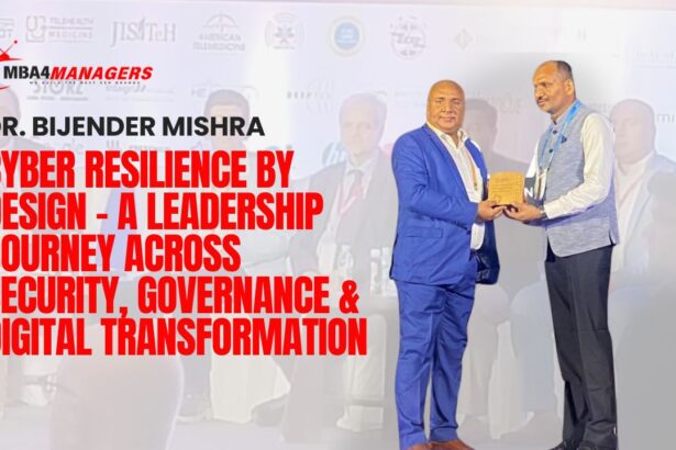 Dr. Bijender Mishra_ Cyber Resilience by Design – A Leadership Journey Across Security, Governance & Digital Transformation